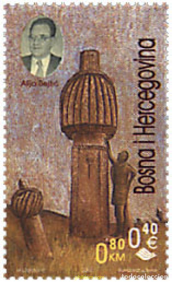 Sellos: 98427 MNH BOSNIA-HERZEGOVINA 2001 20 ANIVERSARIO DE LA MUERTE DE ALIJA BEJTIC