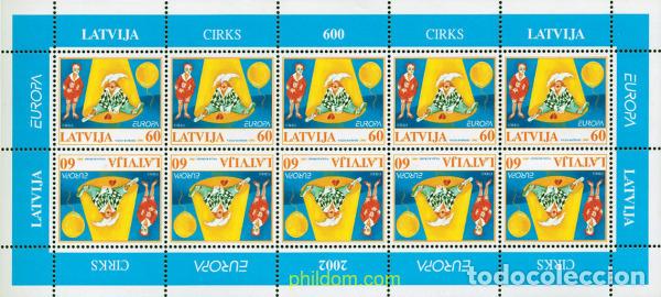 Briefmarken: 12087 MNH LETONIA 2002 EUROPA CEPT 2002 - EL CIRCO