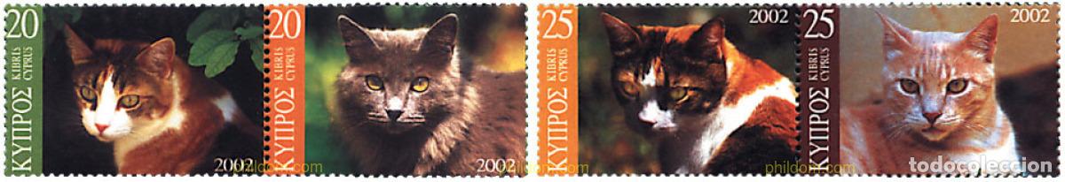 Stamps: 4494 MNH CHIPRE 2002 GATOS