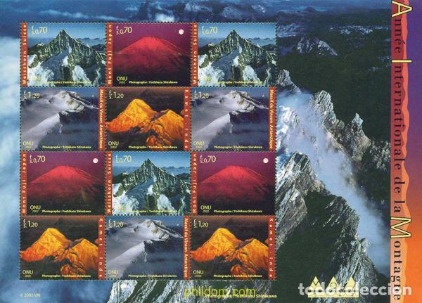 Stamps: 12222 MNH NACIONES UNIDAS. Ginebra 2002 A&Ntilde;O INTERNACIONAL DE LA MONTA&Ntilde;A