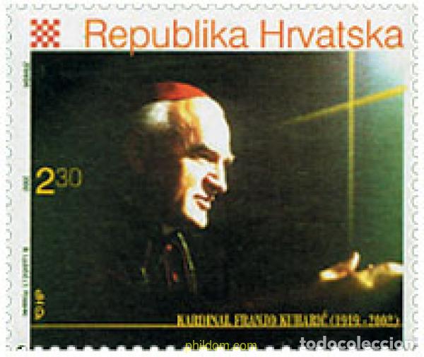 Sellos: 99042 MNH CROACIA 2002 MUERTE DEL CARDENAL FRANJO KUHARIC