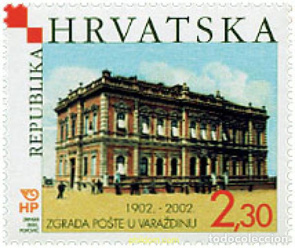 Briefmarken: 99044 MNH CROACIA 2002 CENTENARIO DEL EDIFICIO DE CORREOS EN VARAZDIN