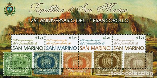 Selos: 98546 MNH SAN MARINO 2002 125 ANIVERSARIO DEL SELLO DE SAN MARINO