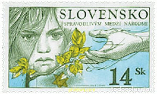 Selos: 98597 MNH ESLOVAQUIA 2001 LO JUSTO PARA TODAS LAS NACIONES