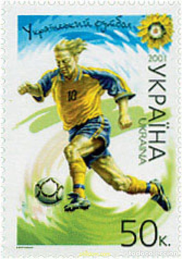 Sellos: 98632 MNH UCRANIA 2001 FUTBOL DE UCRANIA