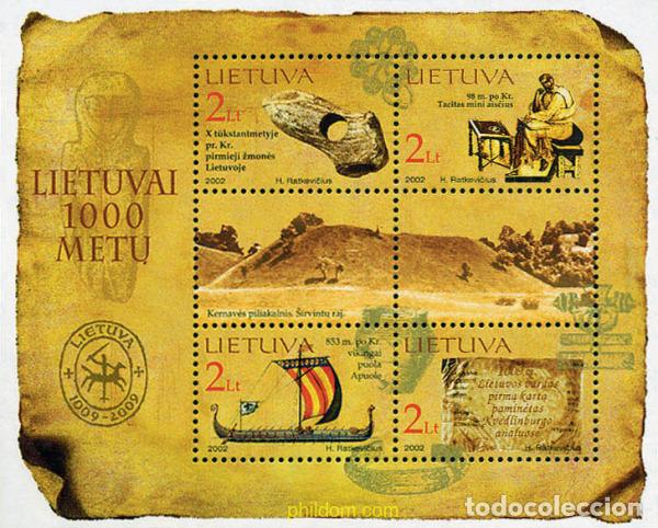 Briefmarken: 98628 MNH LITUANIA 2002 MILENARIO DE LITUANIA