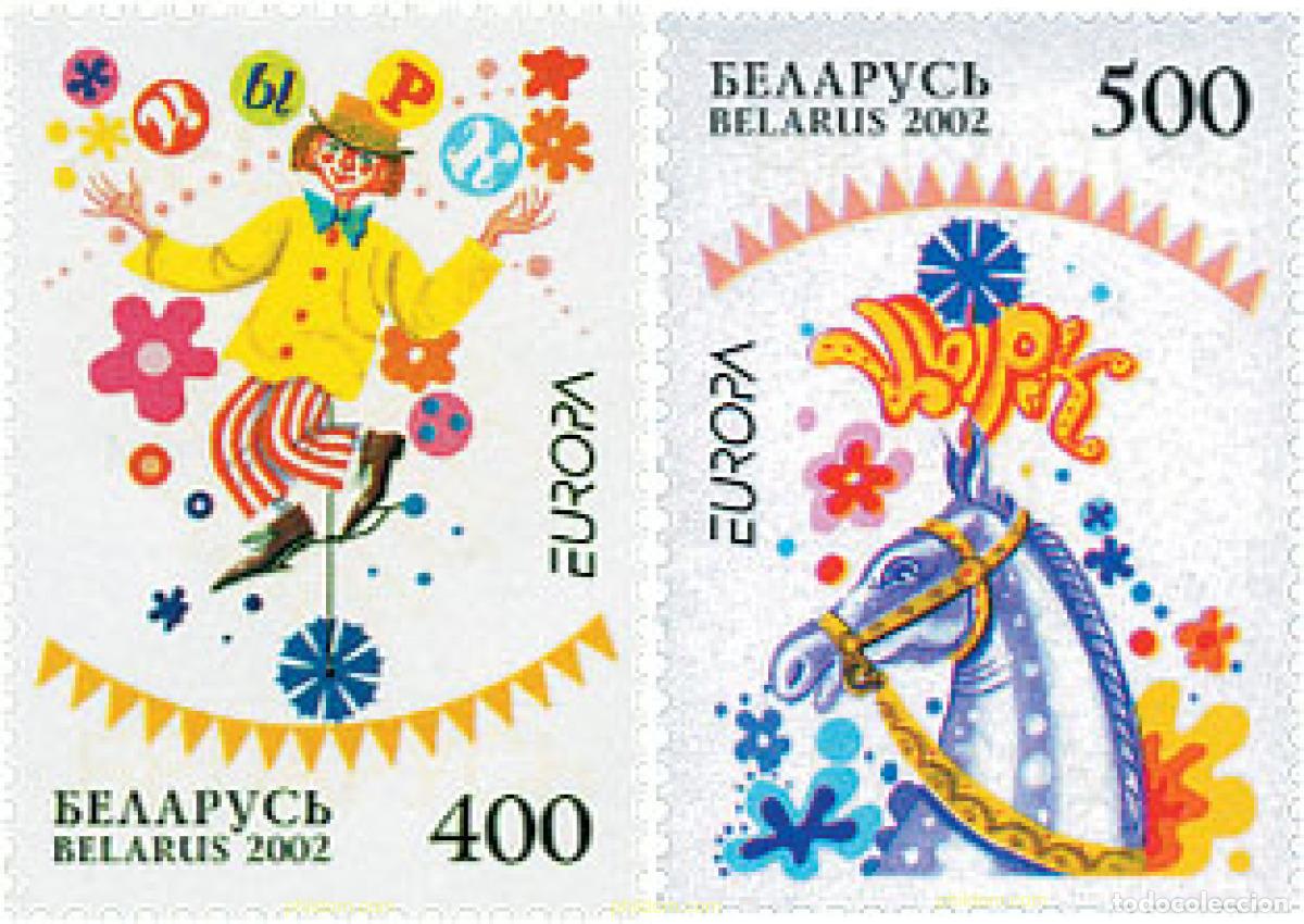 Stamps: 98926 MNH BIELORRUSIA 2002 EUROPA CEPT. GRANDES DESCUBRIMIENTOS