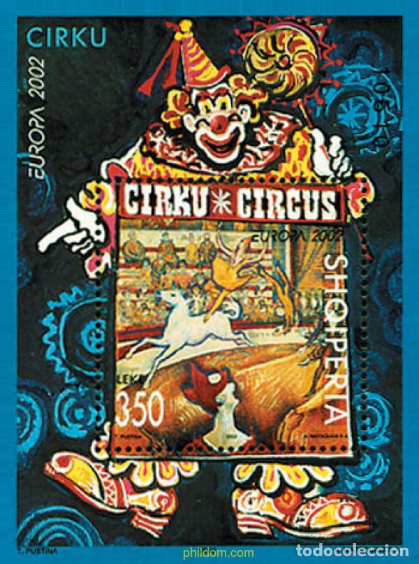 Sellos: 99000 MNH ALBANIA 2002 EUROPA CEPT. GRANDES DESCUBRIMIENTOS