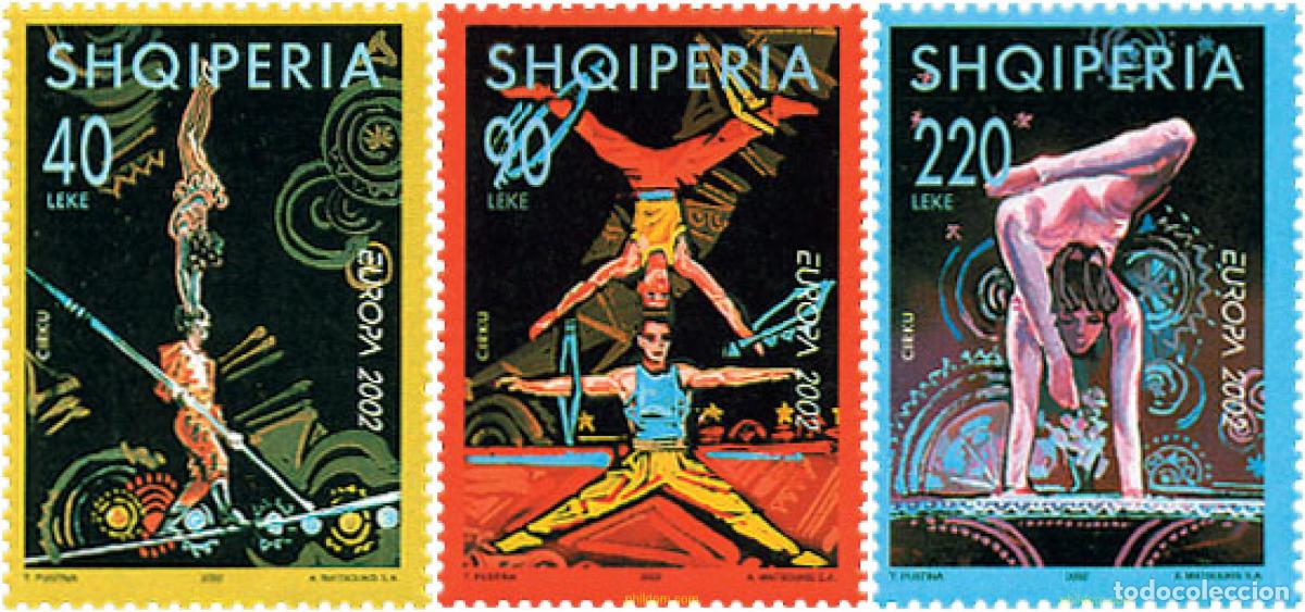 Sellos: 98999 MNH ALBANIA 2002 EUROPA CEPT. GRANDES DESCUBRIMIENTOS