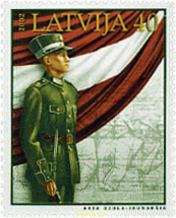 Sellos: 99137 MNH LETONIA 2002 EJERCITO LETON