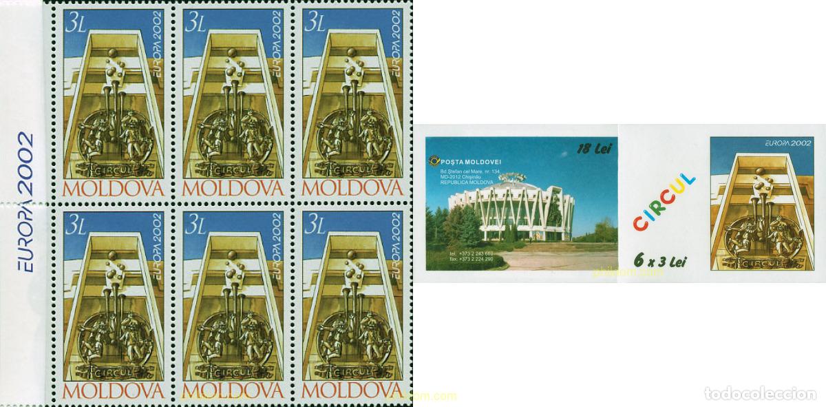 Sellos: 3508 MNH MOLDAVIA 2002 EUROPA CEPT 2002 - EL CIRCO