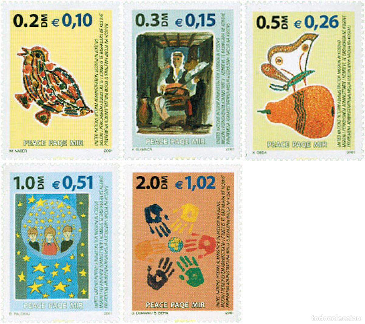 Sellos: 99148 MNH NACIONES UNIDAS. Kosovo 2001 PAZ EN KOSOVO