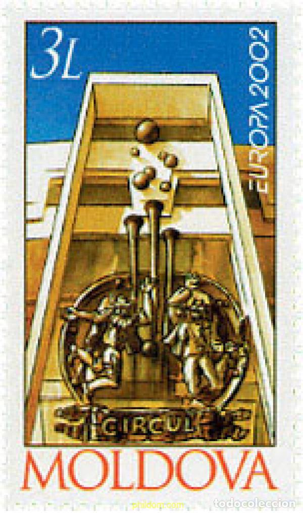 Sellos: 99143 MNH MOLDAVIA 2002 EUROPA CEPT 2002 - EL CIRCO