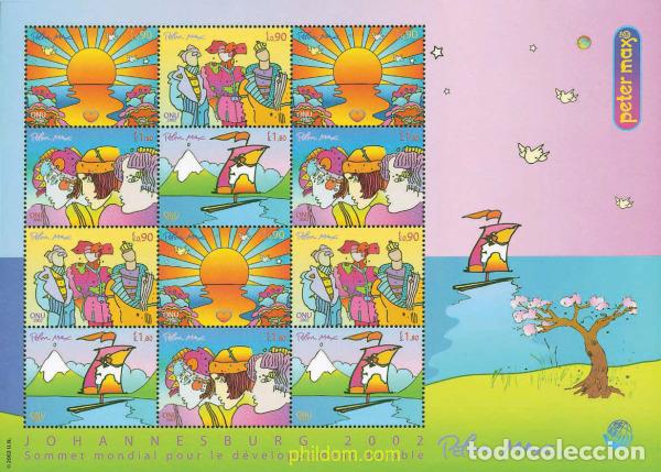 Sellos: 12232 MNH NACIONES UNIDAS. Ginebra 2002 JOHANNESBURG 2002. CUMBRE MUNDIAL PARA EL DESARROLLO SOSTEN