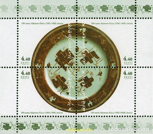 Sellos: 100459 MNH ESTONIA 2002 CENTENARIO DEL NACIMIENTO DE ADAMSON-ERIC