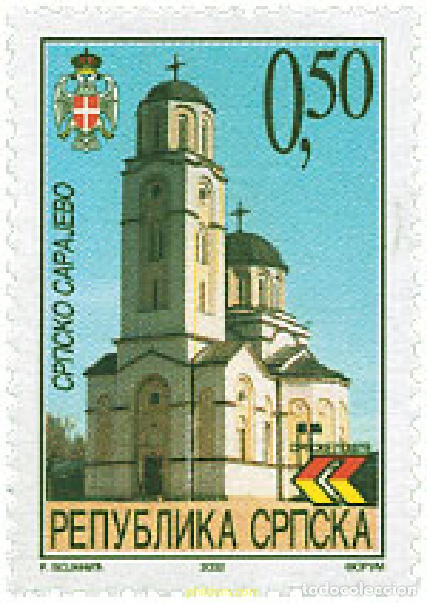 Sellos: 100528 MNH BOSNIA-HERZEGOVINA. Adm Serbia 2002 TURISMO