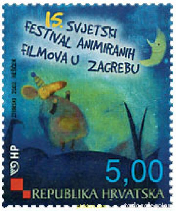 Sellos: 100544 MNH CROACIA 2002 15 FESTIVAL MUNDIAL DE PELICULAS DE ANIMACION