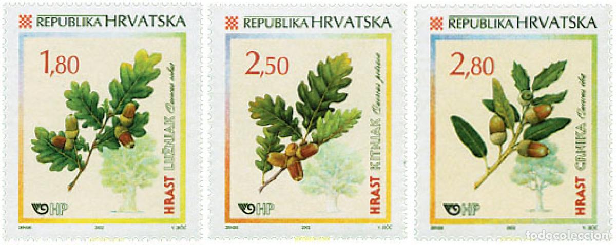 Sellos: 100541 MNH CROACIA 2002 ARBOLES