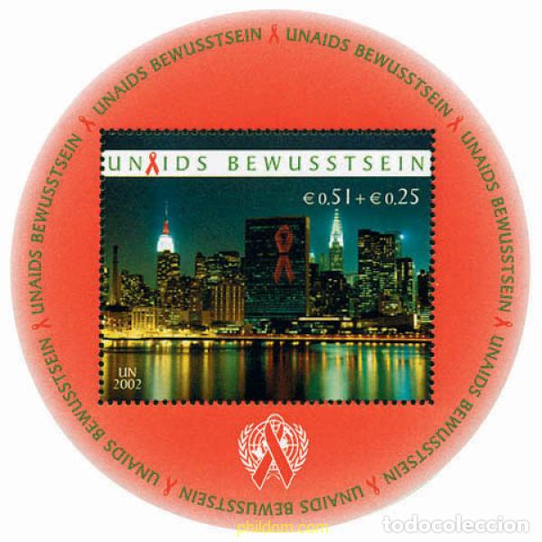 Sellos: 100658 MNH NACIONES UNIDAS. Viena 2002 CONCIENCIACION CONTRA EL SIDA