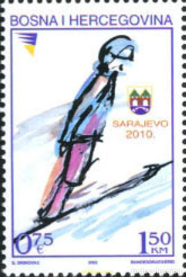 Francobolli: 101009 MNH BOSNIA-HERZEGOVINA 2002 CANDIDATURA DE SARAJEVO 2010