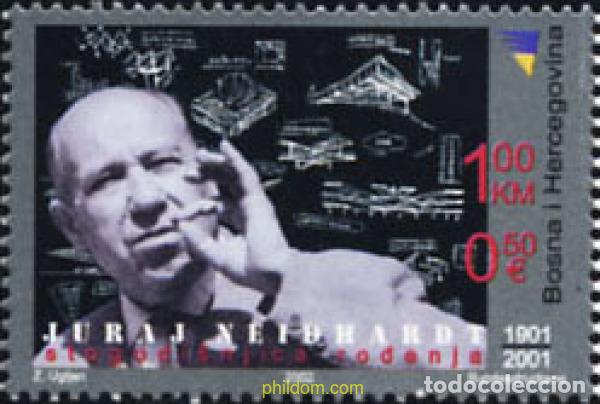 Francobolli: 101007 MNH BOSNIA-HERZEGOVINA 2002 CENTENARIO DEL NACIMIENTO DE JURAJ NAJDHART
