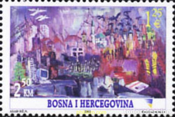 Francobolli: 101013 MNH BOSNIA-HERZEGOVINA 2002 10 A&Ntilde;OS DESPUES DE LA AGRESION