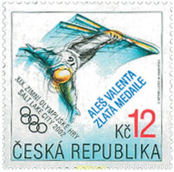 Francobolli: 101019 MNH CHEQUIA 2002 MEDALLISTAS DE LOS 19 JUEGOS OLIMPICOS DE INVIERNO. SALT LAKE CITY 2002