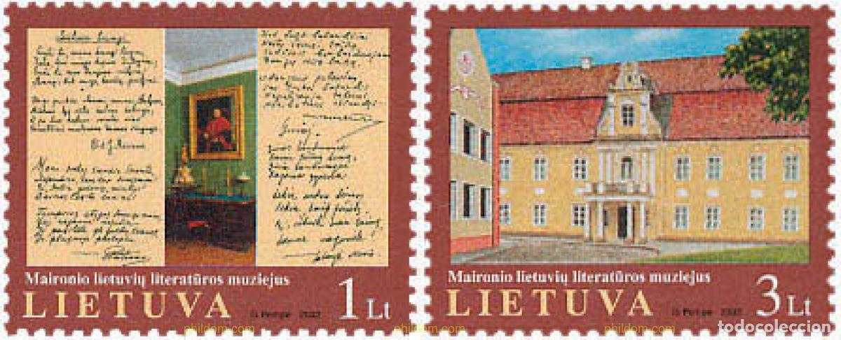 Sellos: 101054 MNH LITUANIA 2002 MUSEO DE LA LITERATURA LITUANA