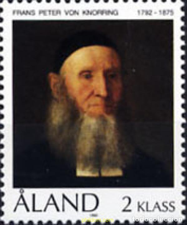 Selos: 101126 MNH ALAND 1992 200 ANIVERSARIO DEL NACIMIENTO DE FRANS PETER VON KNORRING