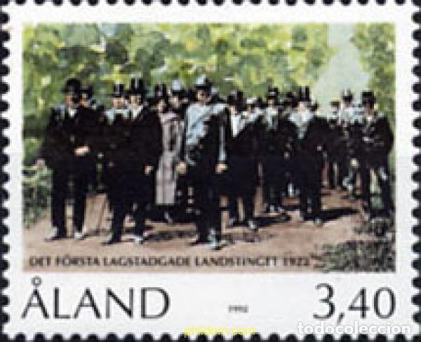 Sellos: 101143 MNH ALAND 1992 70 ANIVERSARIO DEL PRIMER PARLAMENTO DE ALAND