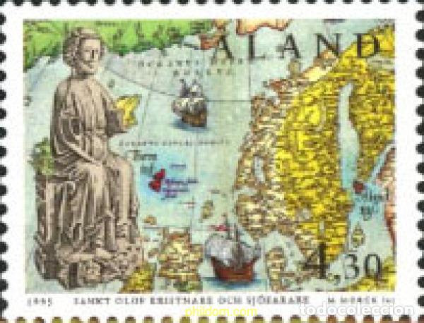 Sellos: 101348 MNH ALAND 1995 HOMENAJE A SAN OLAV