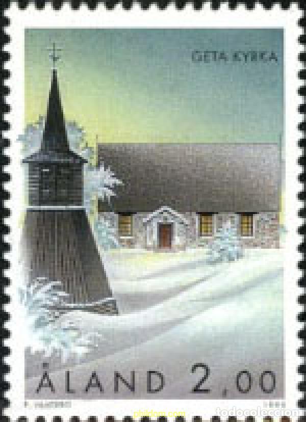 Sellos: 101352 MNH ALAND 1995 IGLESIAS DE ALAND