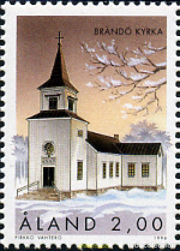 Sellos: 101363 MNH ALAND 1996 IGLESIAS DE ALAND