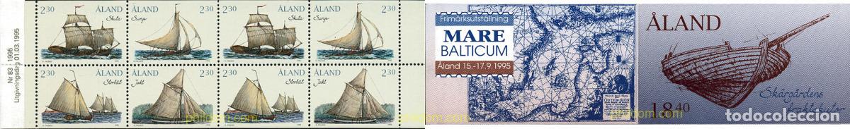 Sellos: 105623 MNH ALAND 1995 BARCOS DE TRANSPORTES