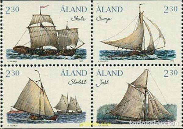 Sellos: 109919 MNH ALAND 1995 BARCOS DE TRANSPORTES