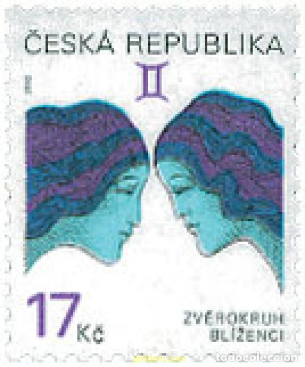 Sellos: 101711 MNH CHEQUIA 2002 SIGNOS DEL ZODIACO
