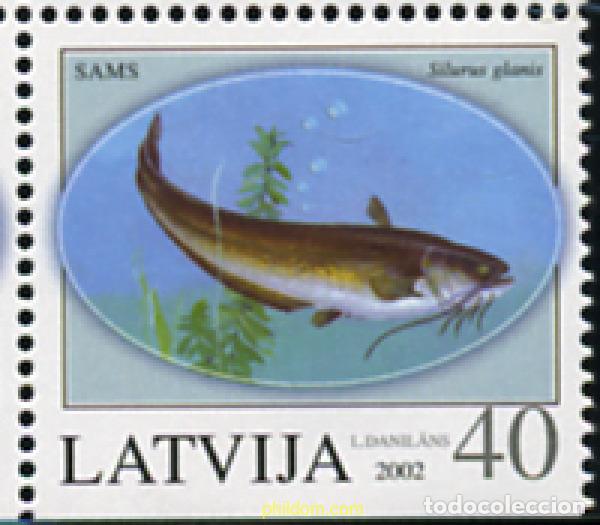 Sellos: 102035 MNH LETONIA 2002 PECES