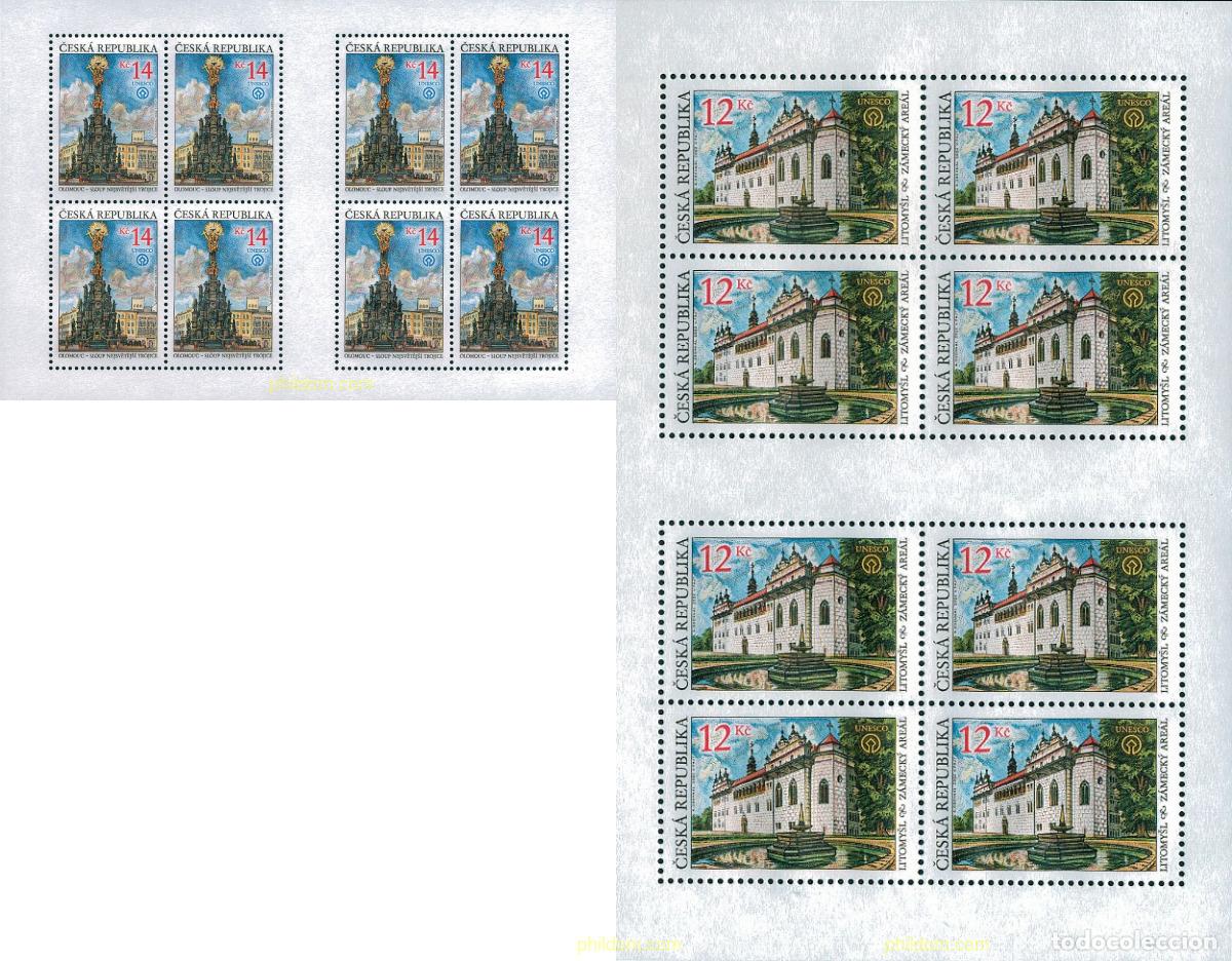 Sellos: 101713 MNH CHEQUIA 2002 BELLEZAS DE NUESTRO PAIS