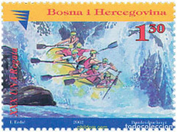 Sellos: 102500 MNH BOSNIA-HERZEGOVINA 2002 30 REGATA UNA