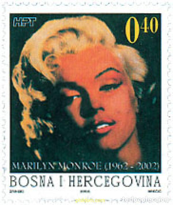 Sellos: 103642 MNH BOSNIA-HERZEGOVINA. Adm Croata 2002 40 ANIVERSARIO DE LA MUERTE DE MARILYN MONROE