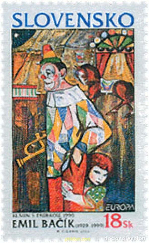 Sellos: 104090 MNH ESLOVAQUIA 2002 EUROPA CEPT 2002 - EL CIRCO