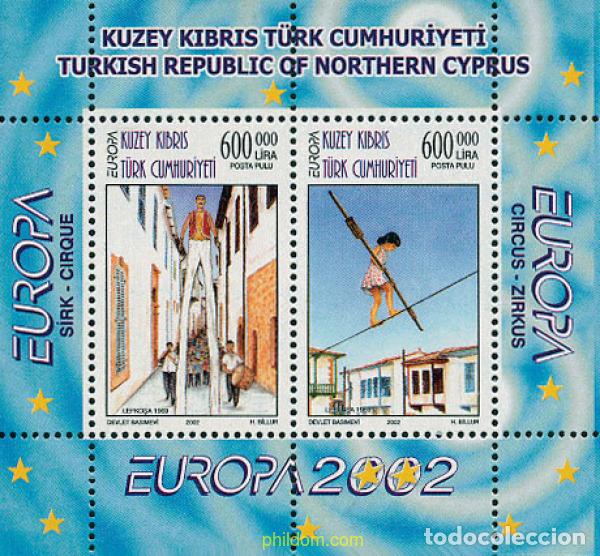 Briefmarken: 104178 MNH CHIPRE. Administraci&oacute;n turca 2002 EUROPA CEPT. GRANDES DESCUBRIMIENTOS