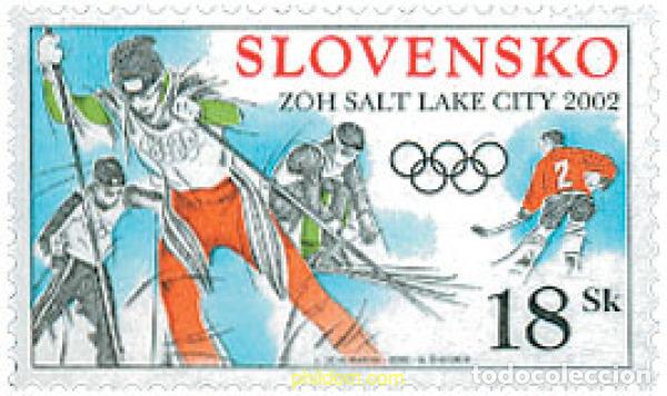 Stamps: 106381 MNH ESLOVAQUIA 2002 19 JUEGOS OLIMPICOS INVIERNO. SALT LAKE CITY 2002