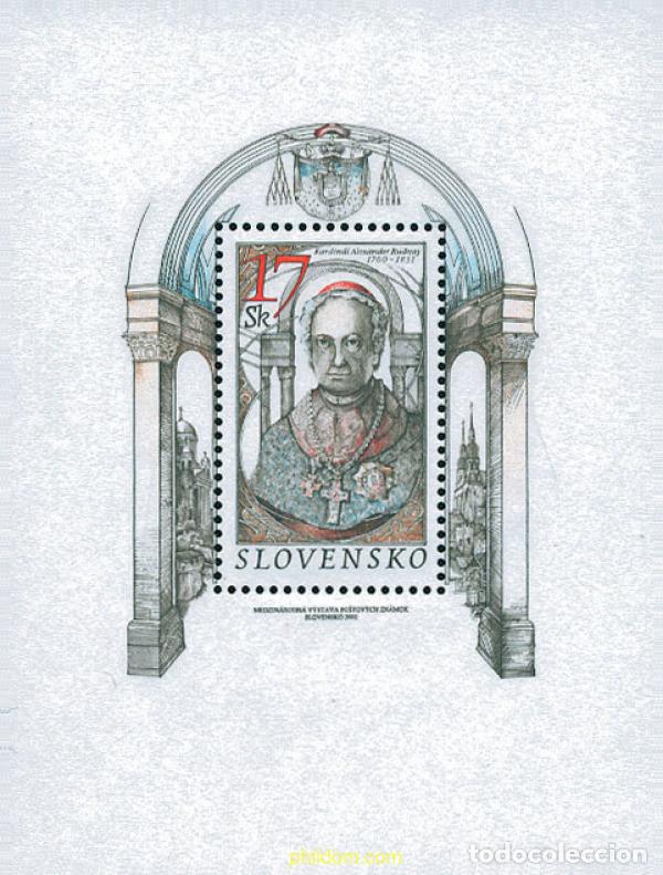 Stamps: 106403 MNH ESLOVAQUIA 2002 CARDENAL ALEXANDER RUDNAY