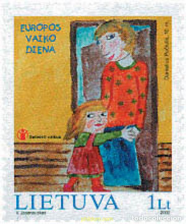 Sellos: 106777 MNH LITUANIA 2002 DIA EUROPEO DE LA INFANCIA