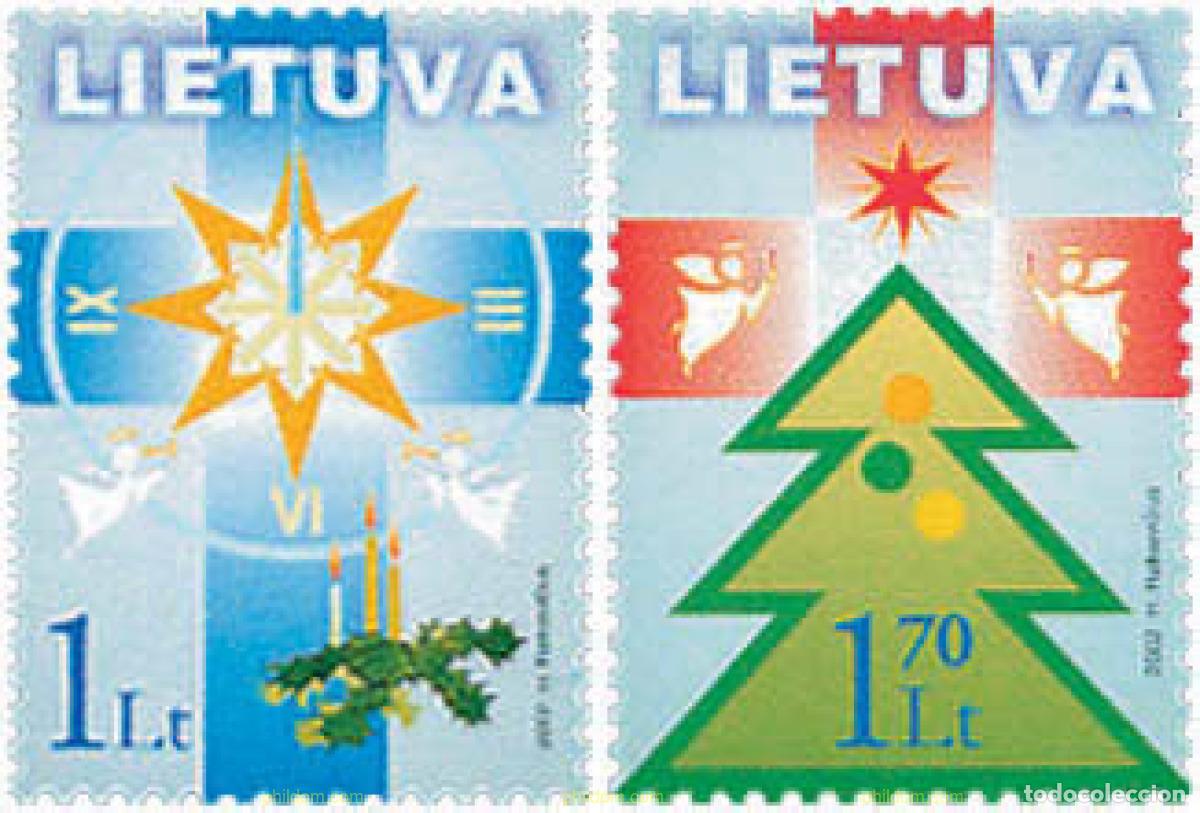 Sellos: 106776 MNH LITUANIA 2002 NAVIDAD