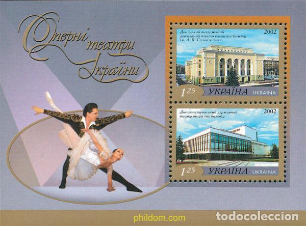 Sellos: 106878 MNH UCRANIA 2002 TEATROS DE OPERA DE UCRANIA