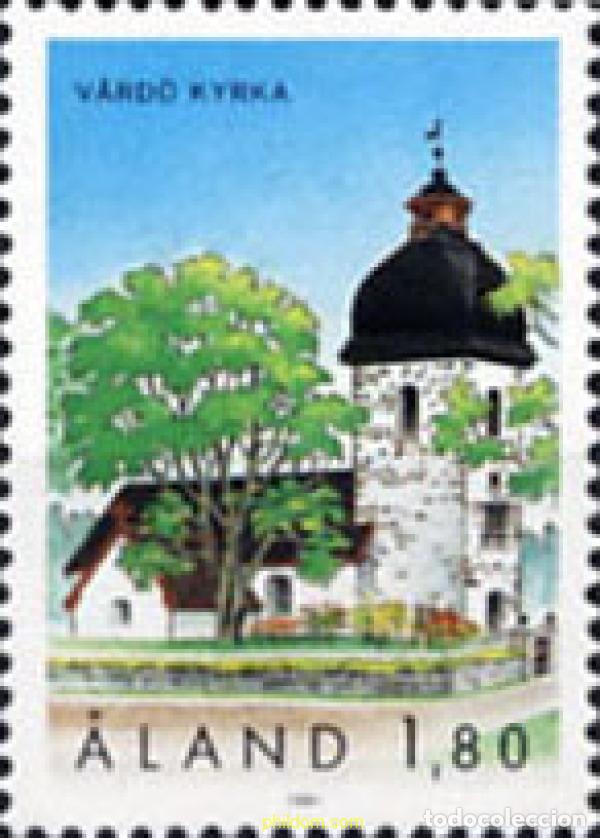 Sellos: 108491 MNH ALAND 1991 IGLESIAS DE ALAND