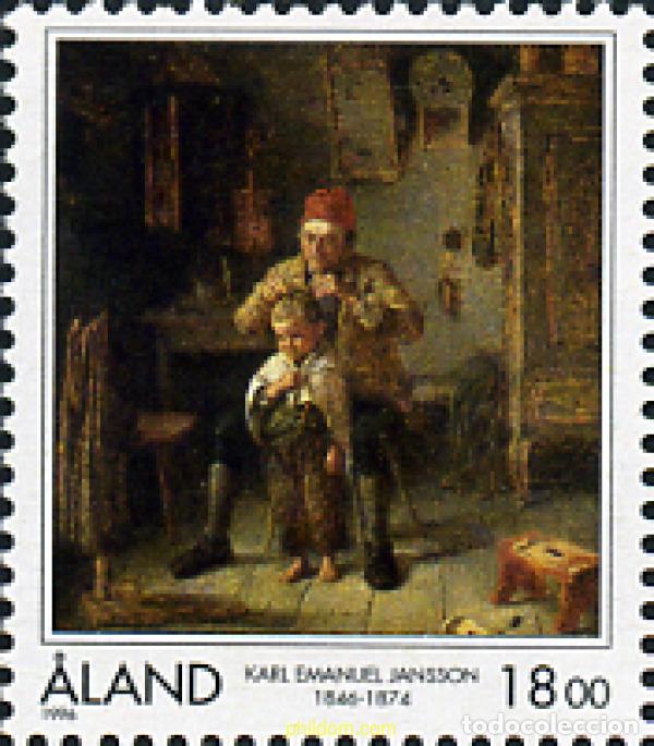Sellos: 108987 MNH ALAND 1996 150 ANIVERSARIO DEL NACIMIENTO DE KARL EMANUEL JANSSON