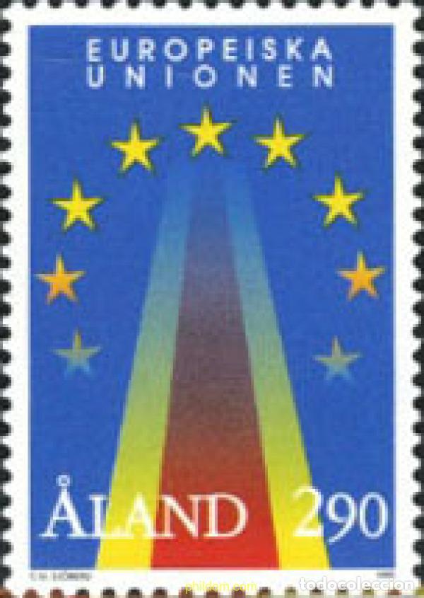 Sellos: 108946 MNH ALAND 1995 ADMISION A LA UNION EUROPEA